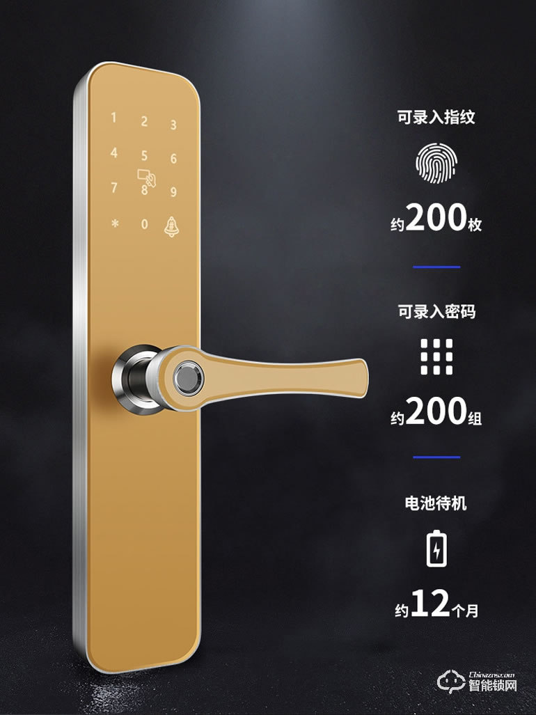 Point Lock智能鎖 指紋鎖家用防盜門智能鎖