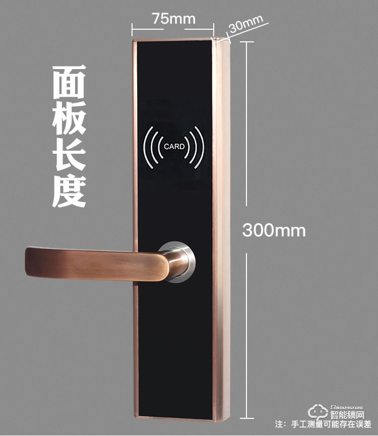 居頂指紋鎖 感應門鎖IC卡磁卡安全客房鎖