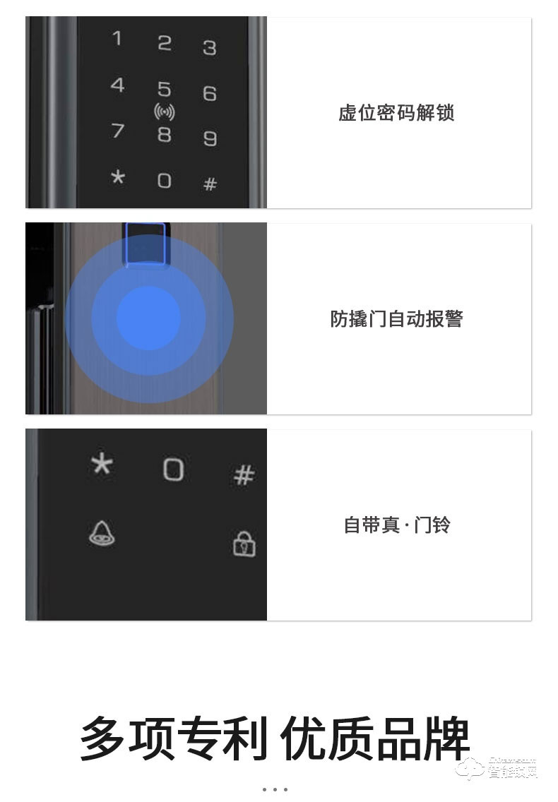 銘匠智能鎖 M5 pro家用防盜門密碼ic卡電子鎖