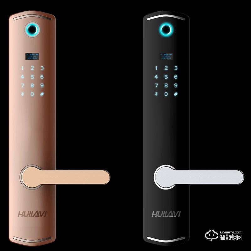 華微智能鎖 H8時尚智能指紋密碼鎖