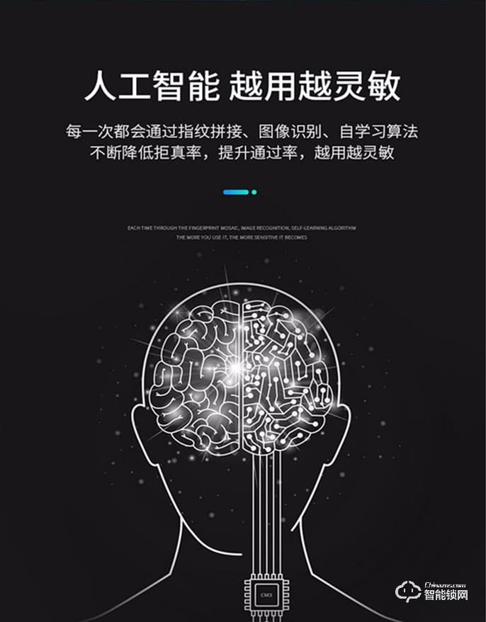 阿普力斯智能鎖 A6指紋密碼鎖防盜門鎖