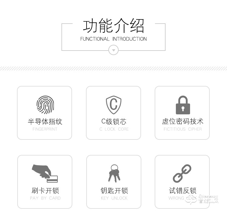 夕上智能鎖 A1家用防盜大門室內刷卡指紋門鎖