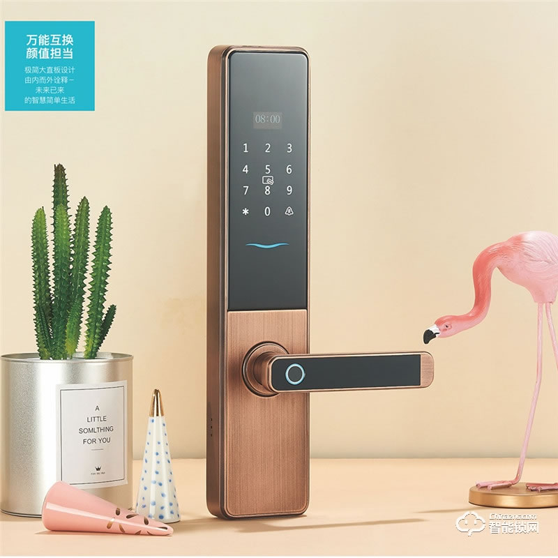 得耐特智能鎖 自帶門(mén)鈴 一鍵上鎖