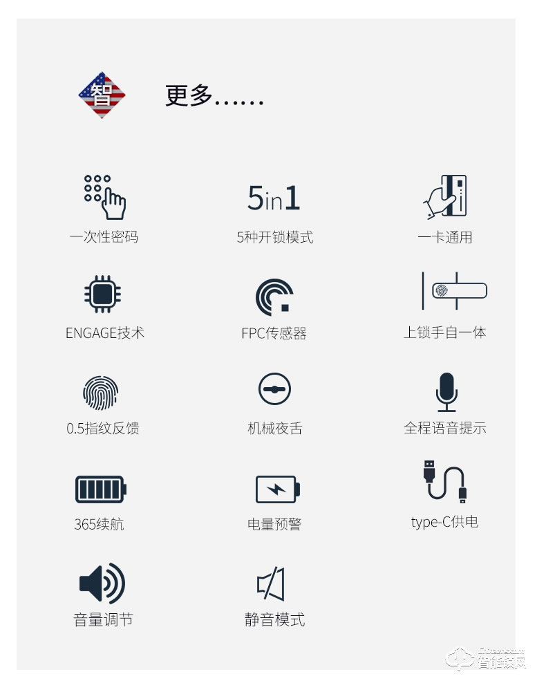 西勒奇智能鎖 U8全自動密碼入戶門電子門鎖