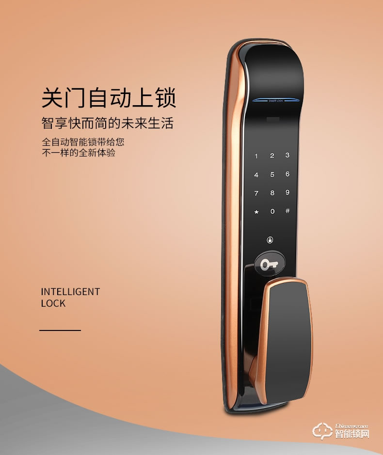 智聯(lián)美家智能鎖 M0607魔力注塑全自動密碼鎖