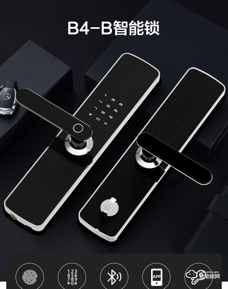 居聯智能鎖 B4-B游離把手防撬報警智能鎖