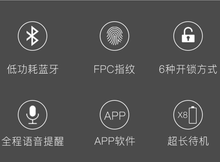 德犬智能鎖 L6家用防盜門智能密碼鎖