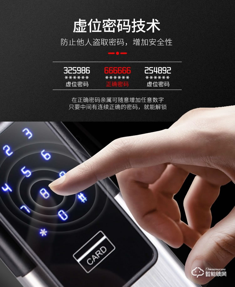 西紅仕智能鎖 H2公寓互聯網密碼防盜門鎖