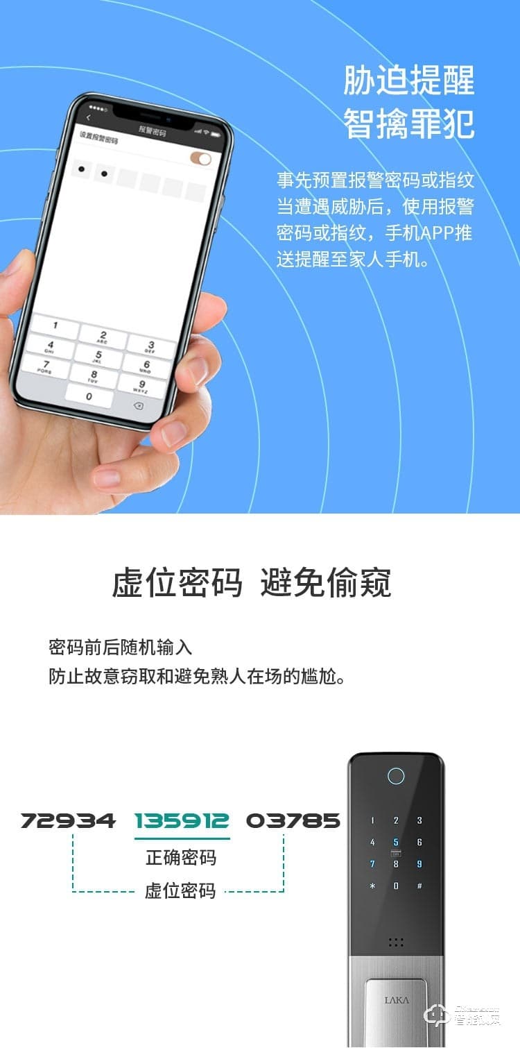 華興新銳智能鎖 L607 智能家居APP遠(yuǎn)程控制指紋防盜鎖
