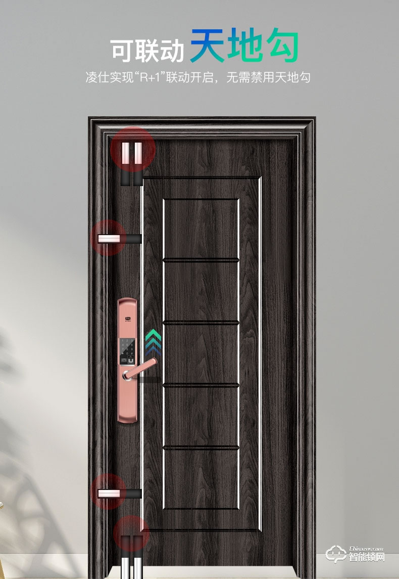 凌仕智能鎖 H13指紋密碼鎖智能鎖電子鎖