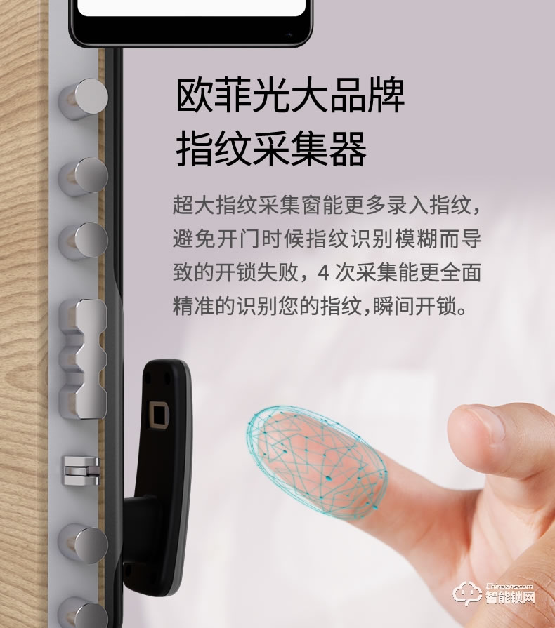 幻侶智能鎖 Q1全自動安防智能防盜門鎖