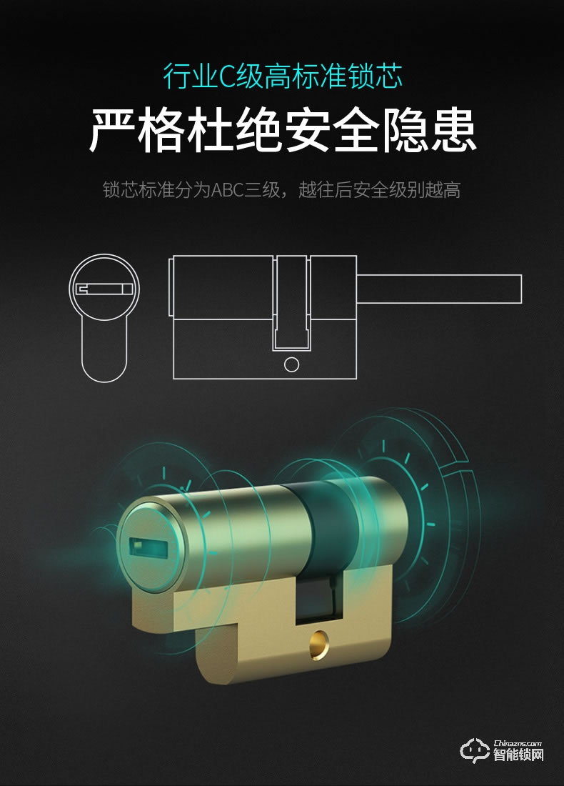 希箭智能鎖 B9家用防盜門電子鎖全自動(dòng)刷卡鎖