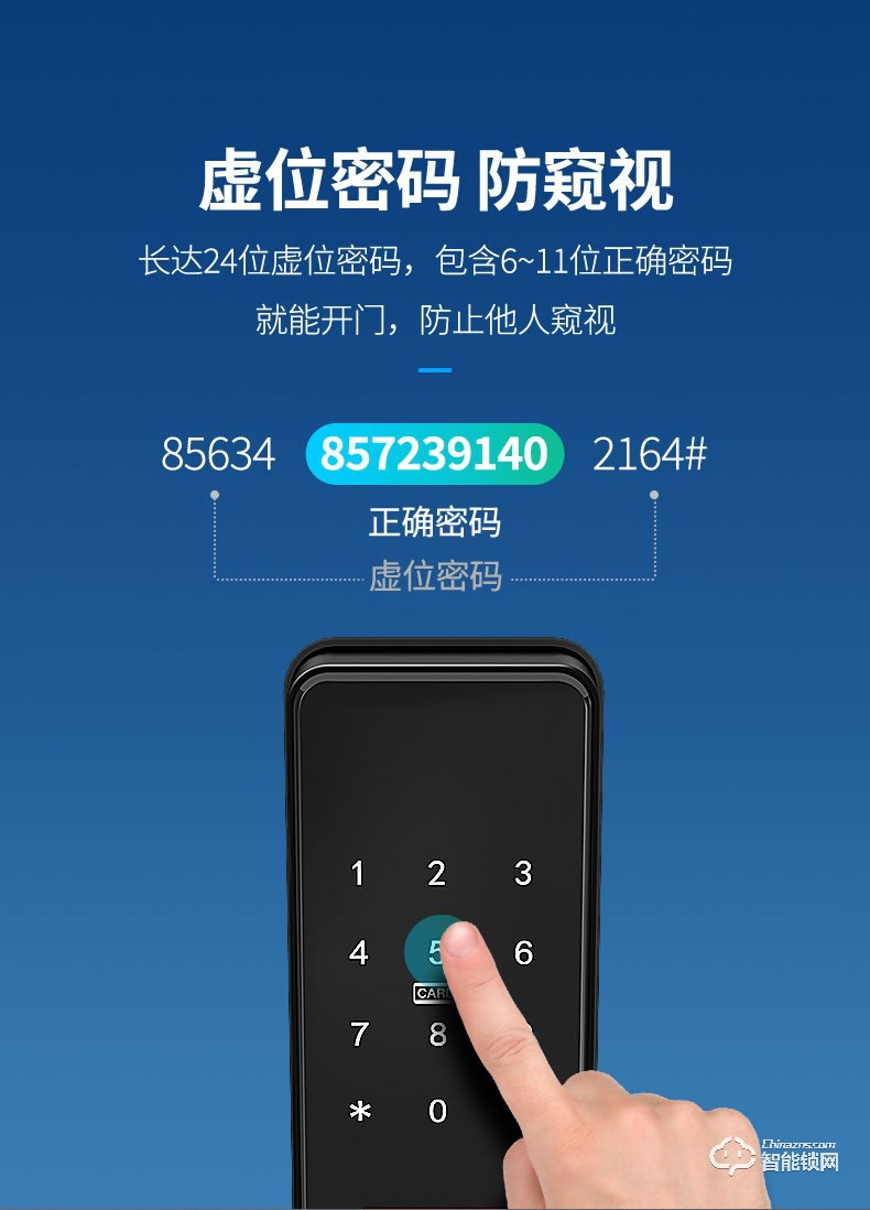 佐凱智能鎖 B16酒店磁卡鎖民宿密碼鎖