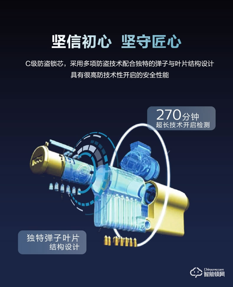 飛利浦智能鎖 9300全自動推拉式智能鎖