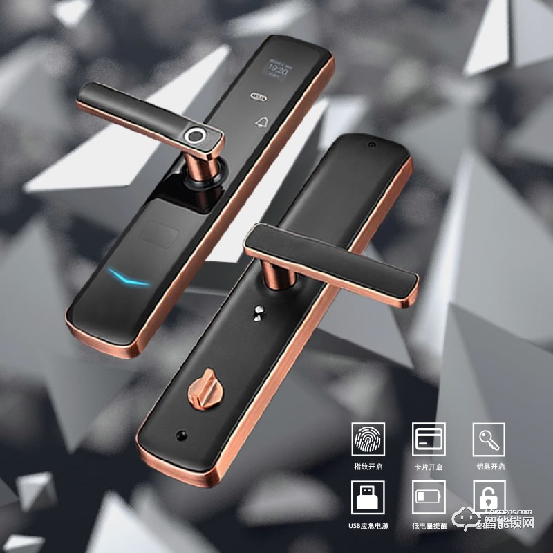 柏斯格智能鎖 K4家用防盜門指紋鎖智能鎖