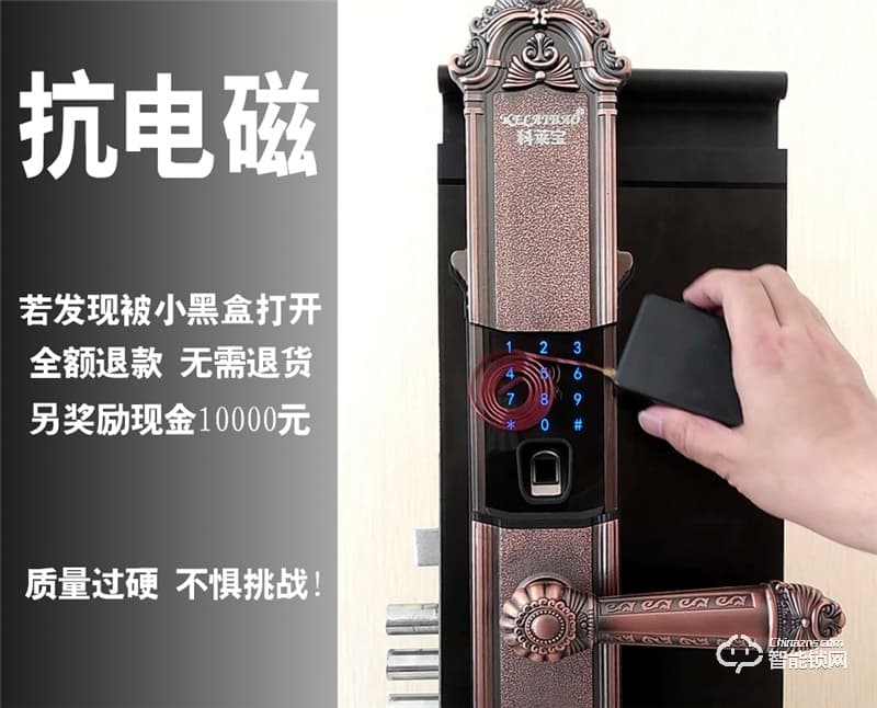 科萊寶智能鎖 KLB-9002別墅雙開門歐式指紋鎖