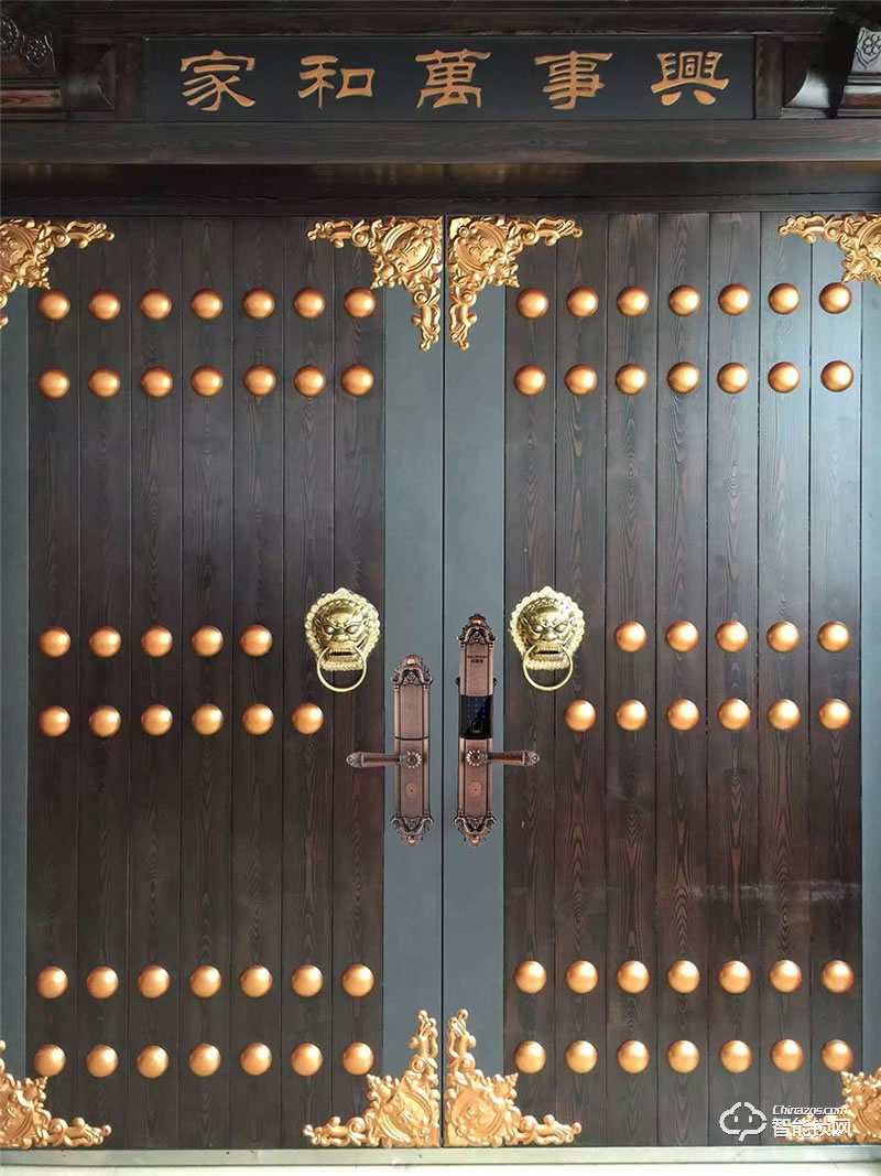 科萊寶智能鎖 KLB-9002別墅雙開門歐式指紋鎖