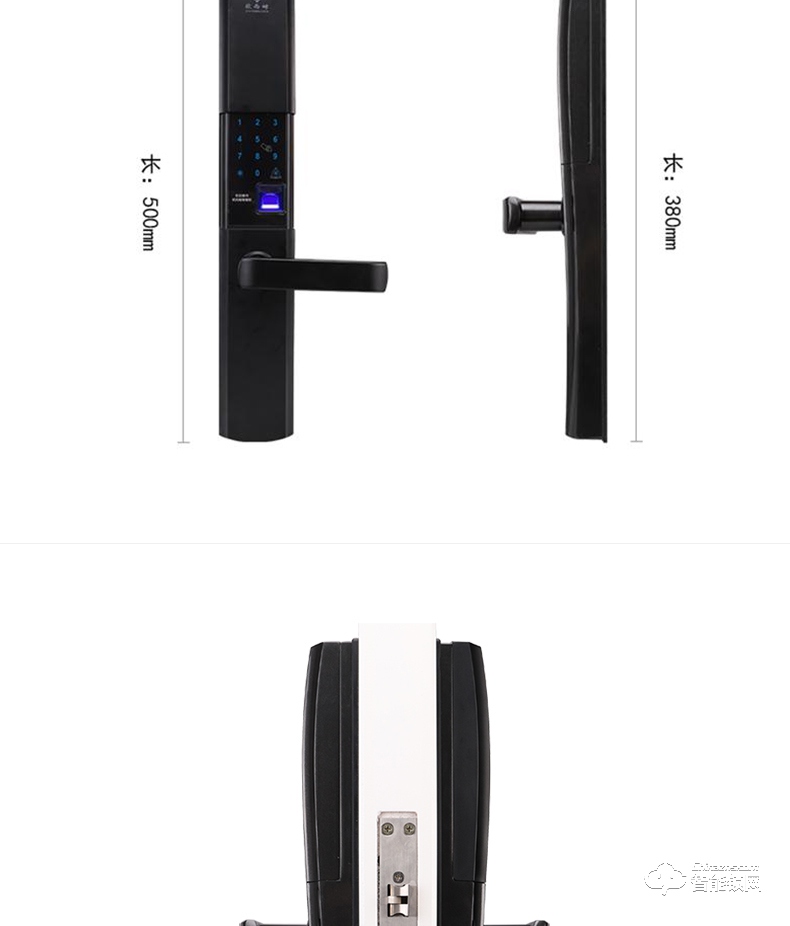 歐西姆智能鎖 M1886F經(jīng)典滑蓋指紋鎖