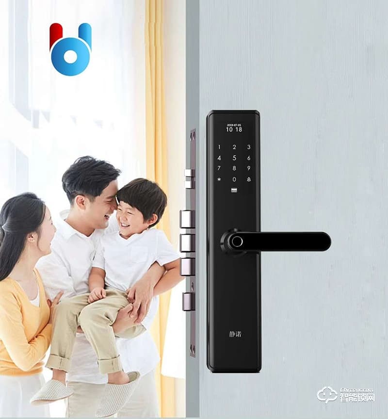 靜諾智能鎖 D11時(shí)尚直板一握即開智能鎖