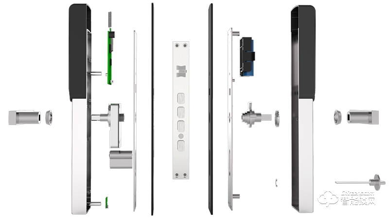 中科易安聯網智能鎖 QY-1701A家用防盜門電子門鎖