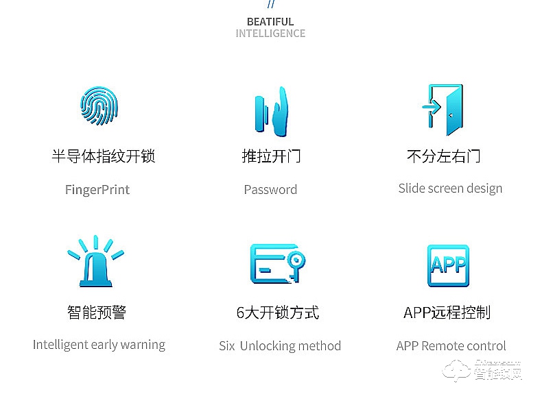 櫻花智能鎖 F1智能密碼鎖全自動門鎖