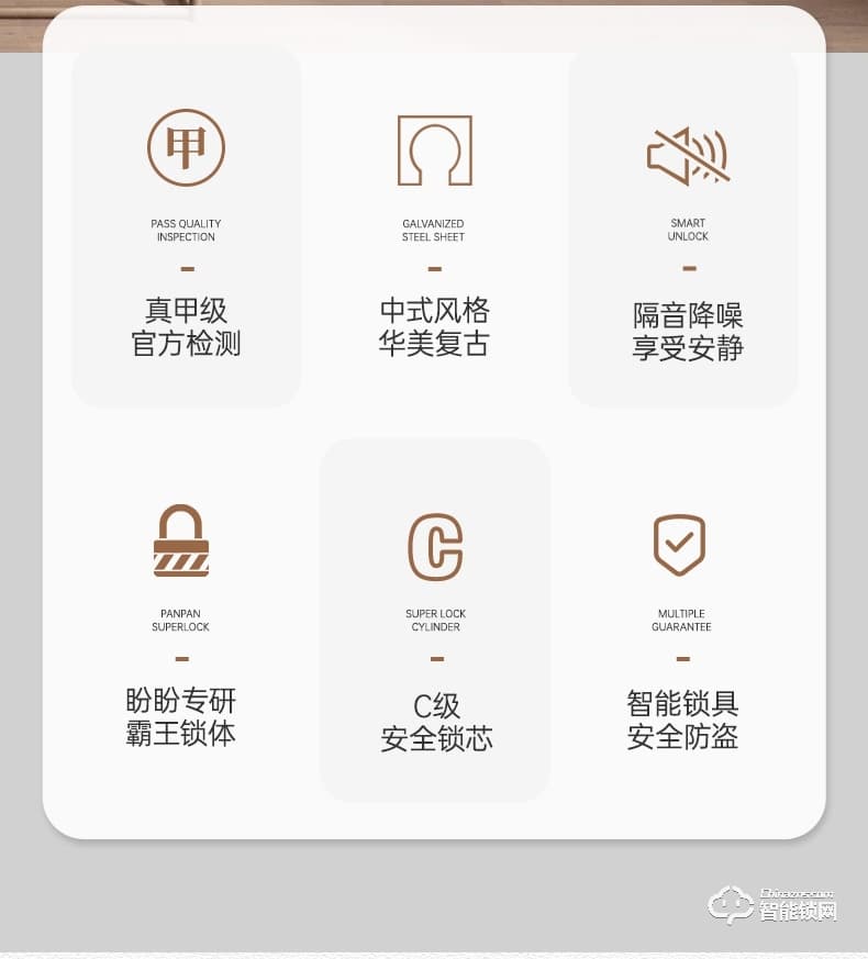 盼盼智能門(mén) 鳳凰之翼指紋鎖甲級(jí)大門(mén)