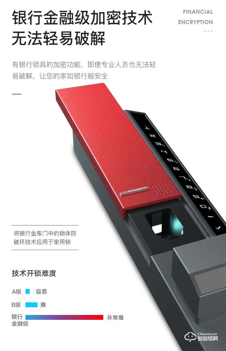 東屋智能鎖 V8指靜脈鎖無線網(wǎng)絡(luò)版家用防盜門指紋鎖