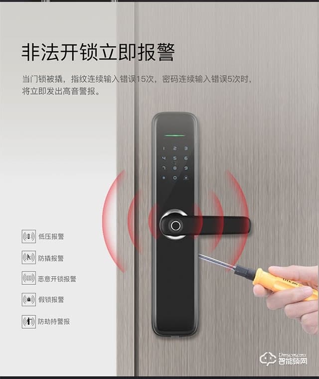 西紅仕智能鎖 1號家用防盜門密碼鎖