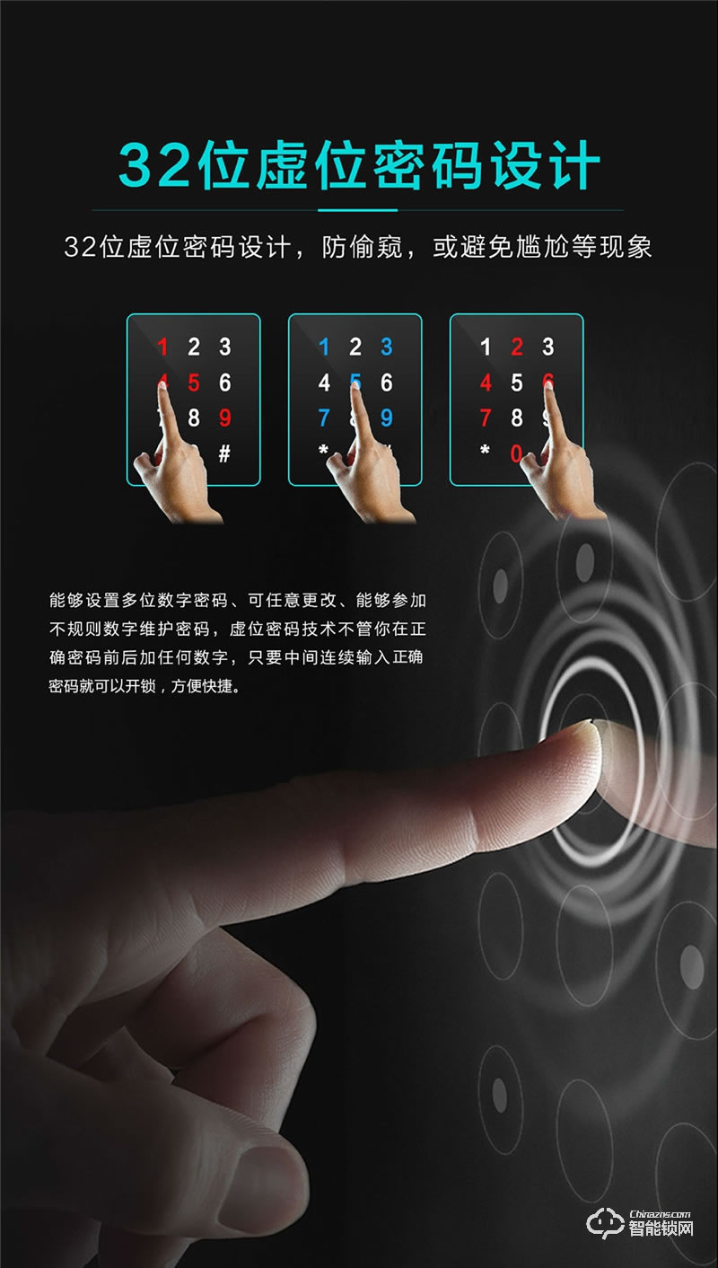 科林達智能鎖 K8家用防盜門全自動指紋鎖