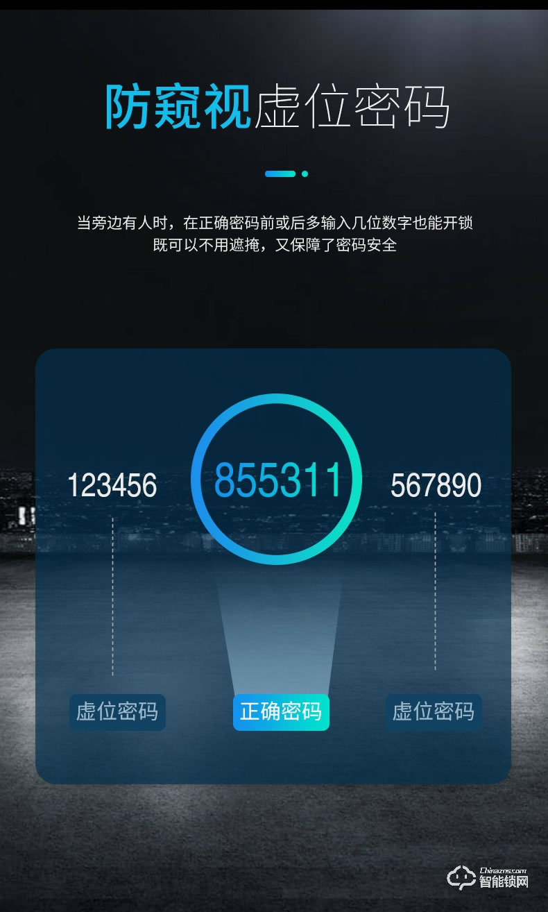 因特智能鎖 Y20家用防盜門鎖大門電子鎖