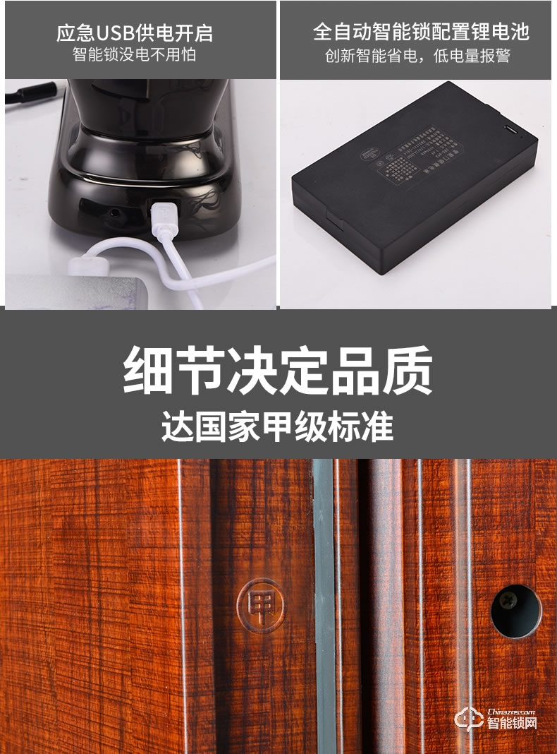 高雅居智能門 GYJ-藍色通風門智能防盜門安全門