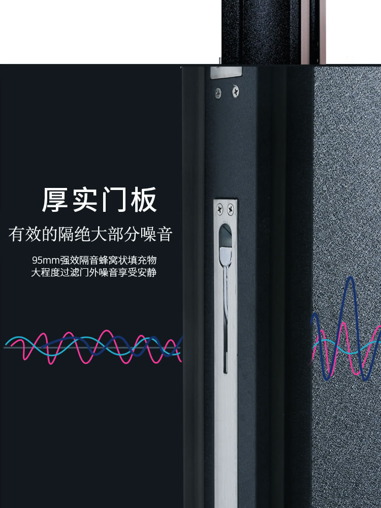 是德利智能鎖 迪奧甲級防盜門家用進戶門子母門