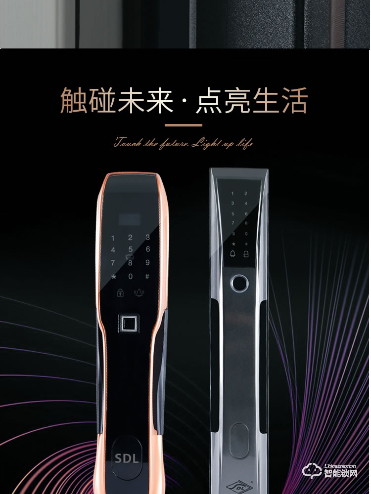 是德利智能鎖 迪奧甲級防盜門家用進戶門子母門