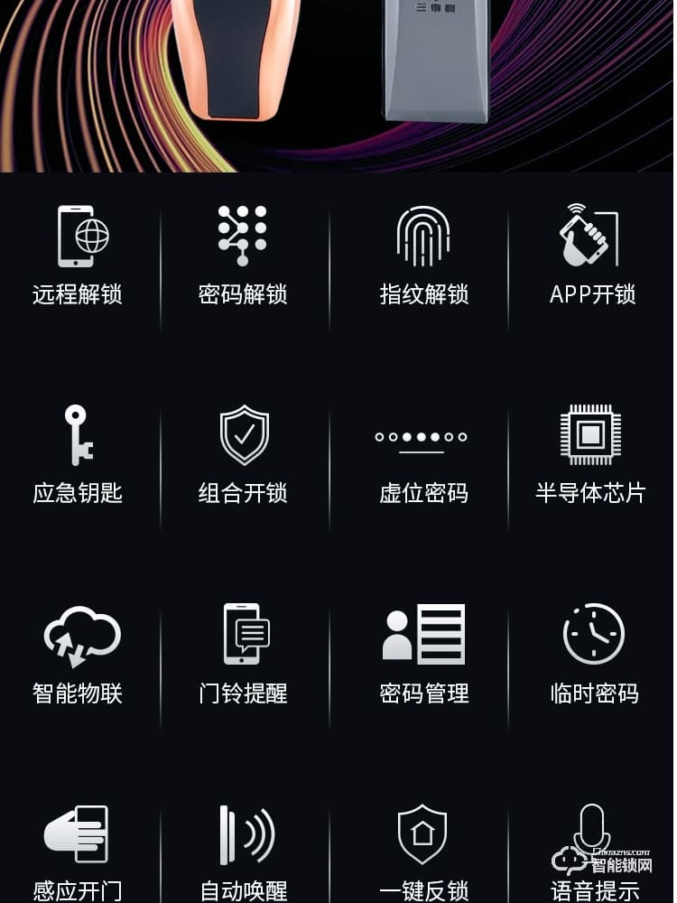 是德利智能鎖 迪奧甲級防盜門家用進戶門子母門