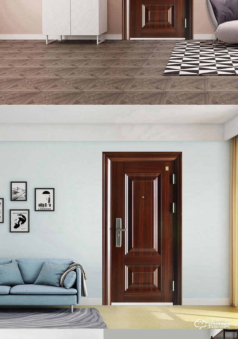 三得利智能門 SDL-王者風范2號甲級防盜門家用大門