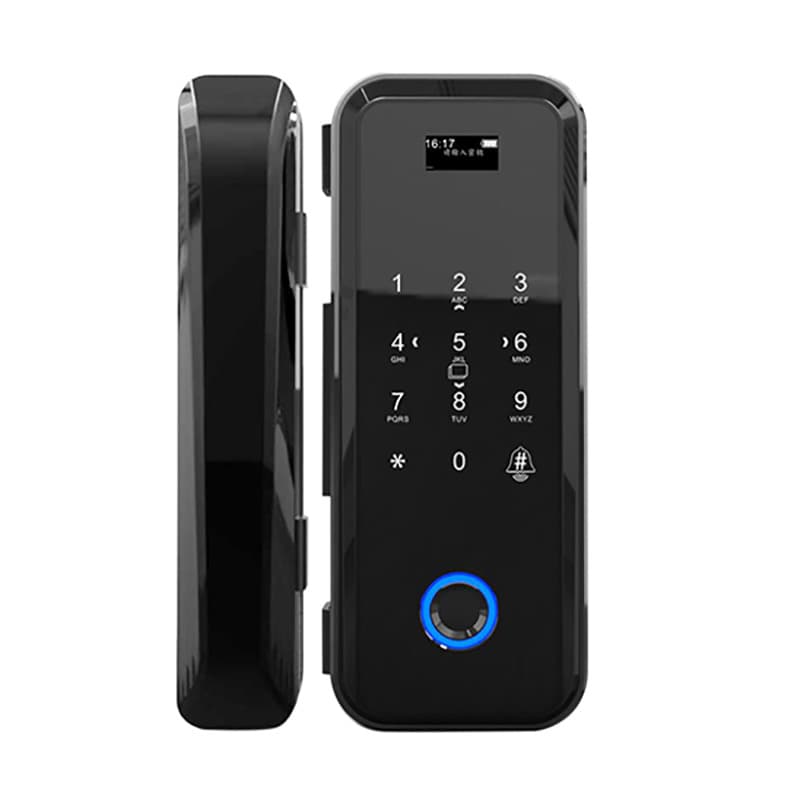 馨鵬智能鎖 XPS-B02指紋智能密碼玻璃鎖