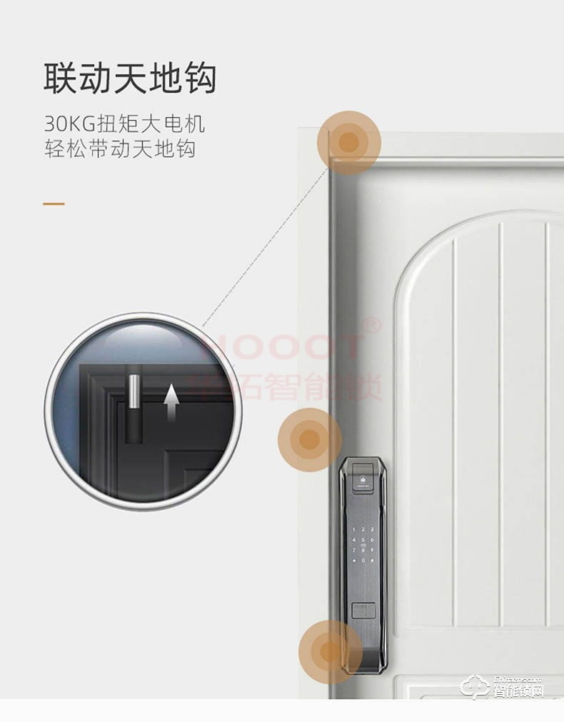 華拓智能鎖 RL4全自動(dòng)智能密碼門鎖