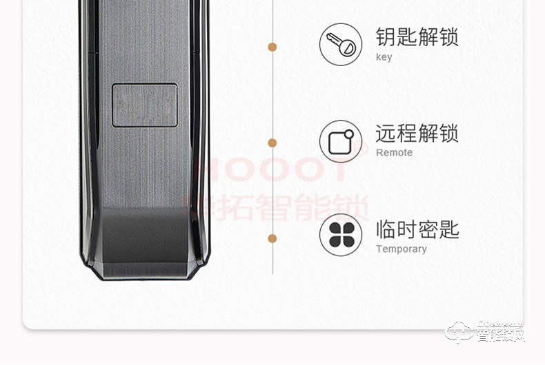 華拓智能鎖 RL4全自動(dòng)智能密碼門鎖