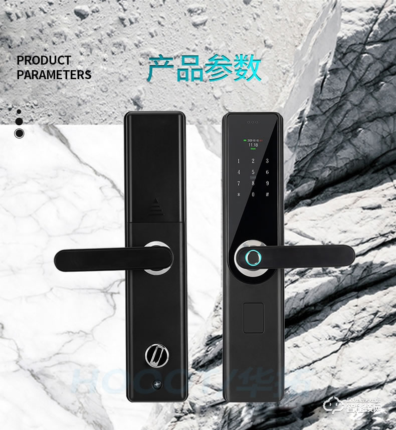 華拓智能鎖 T100X全自動一握開指紋鎖