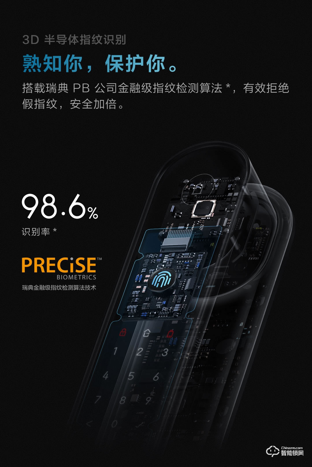 綠米智能鎖 D100全自動智能推拉鎖