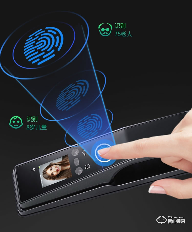 科羅威智能鎖 KLV-PR01全自動人臉識別智能鎖