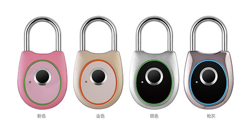 尼格妮歌智能鎖 A520電子指紋掛鎖密碼鎖