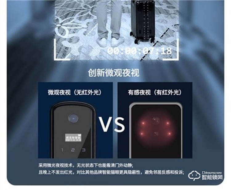 省馨智能鎖 A3全自動電子鎖家用密碼鎖