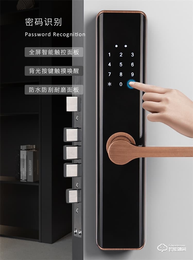 省馨智能鎖 R2室內智能鎖門磁卡密碼鎖