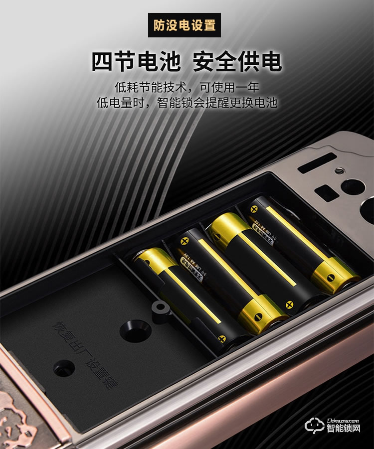 依蒙智能鎖 X2別墅雙開門指紋鎖歐式鎖