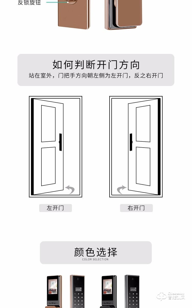 凱普曼智能鎖 V8全自動視頻貓眼智能鎖