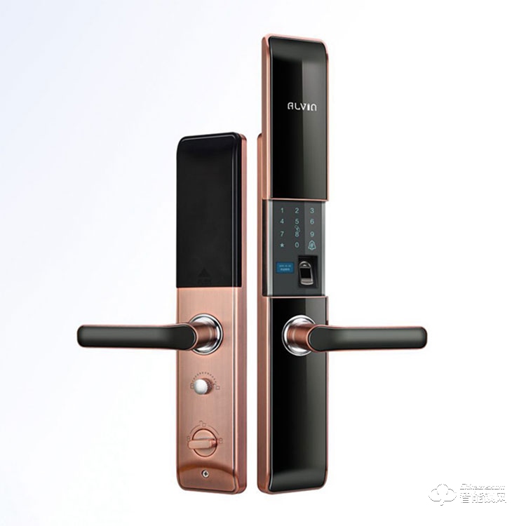 艾爾文智能鎖 8233半自動滑蓋智能鎖