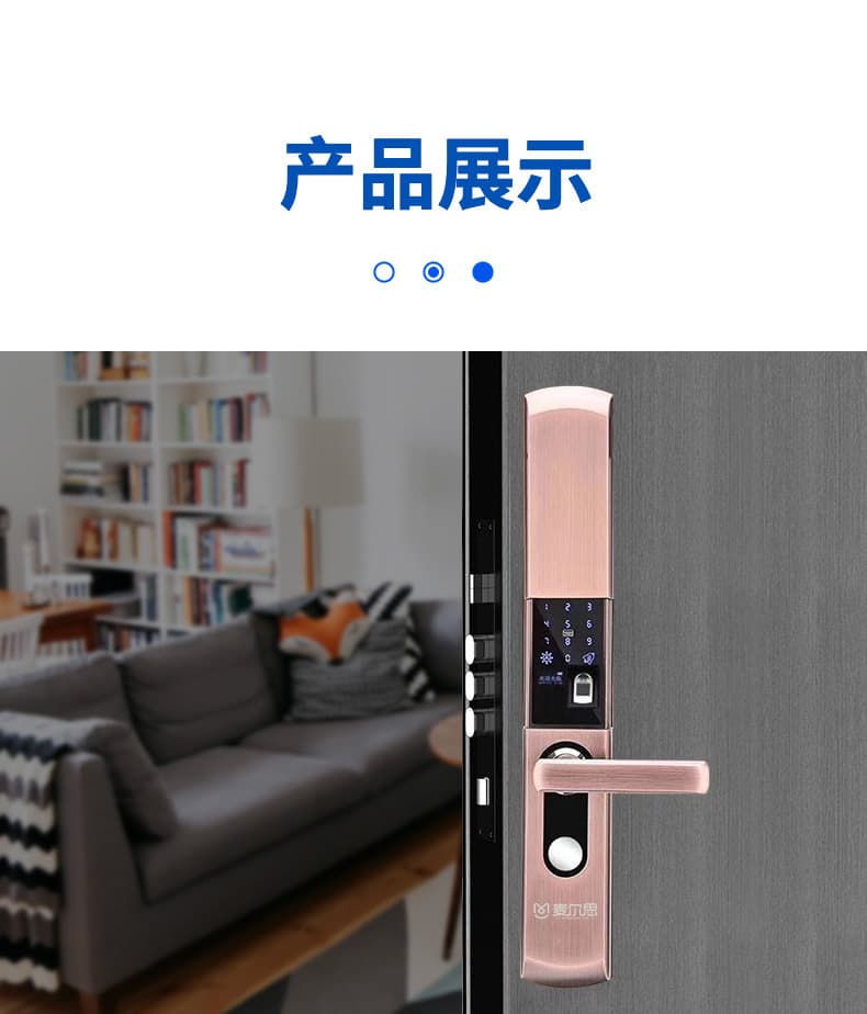 麥爾思智能鎖 H33全自動(dòng)家用滑蓋智能鎖