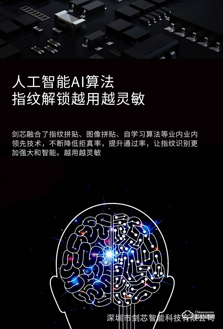 劍芯智能鎖 JX01鋅合金電子智能密碼鎖