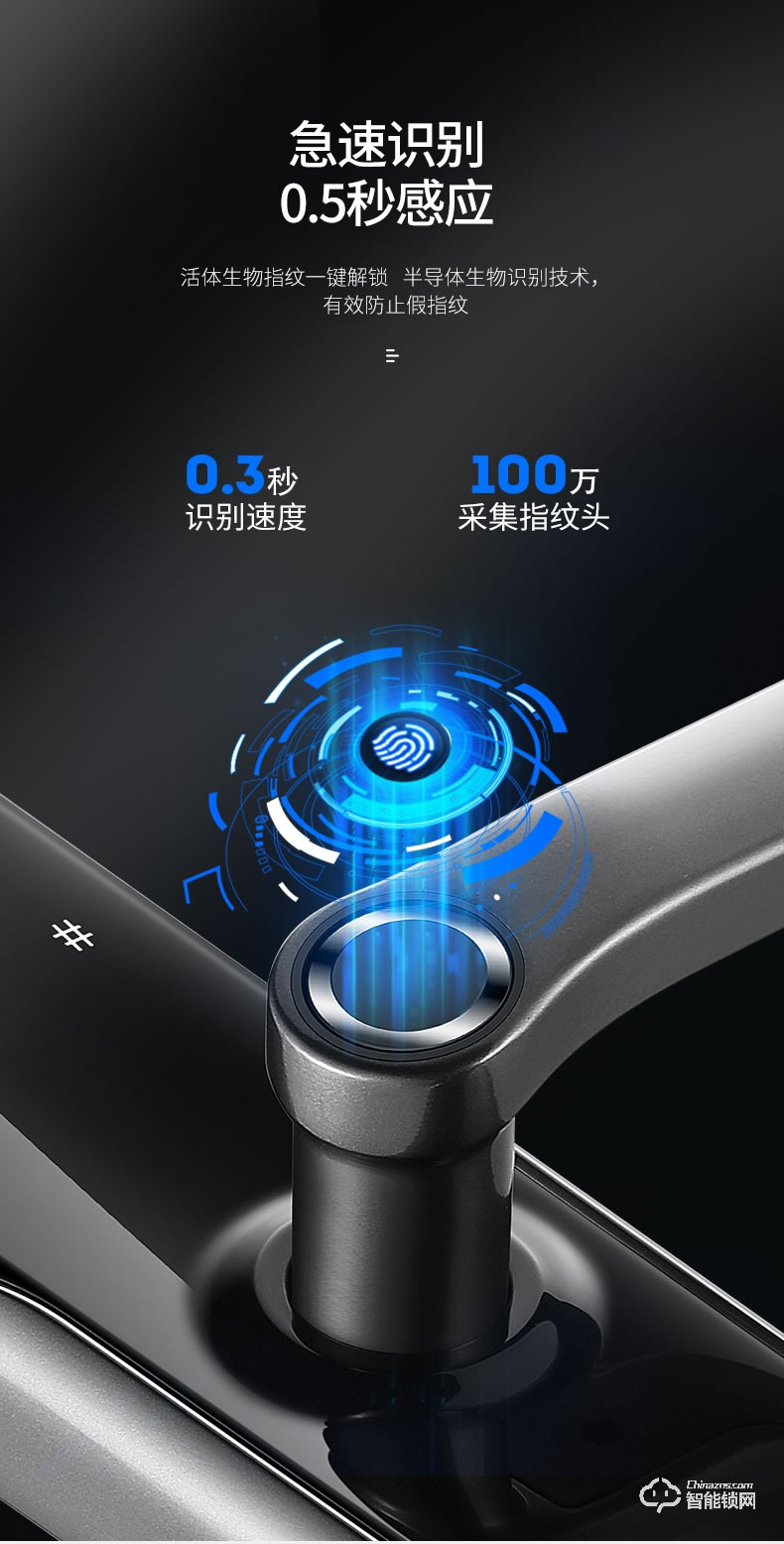 卡內(nèi)締智能鎖  R15家用防盜門智能鎖